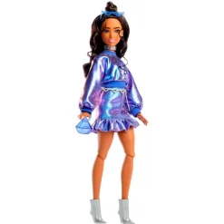 Barbie Deluxe Style nº 7 Muñeca Morena Conjunto Azul Metalizado*MATTEL Hot