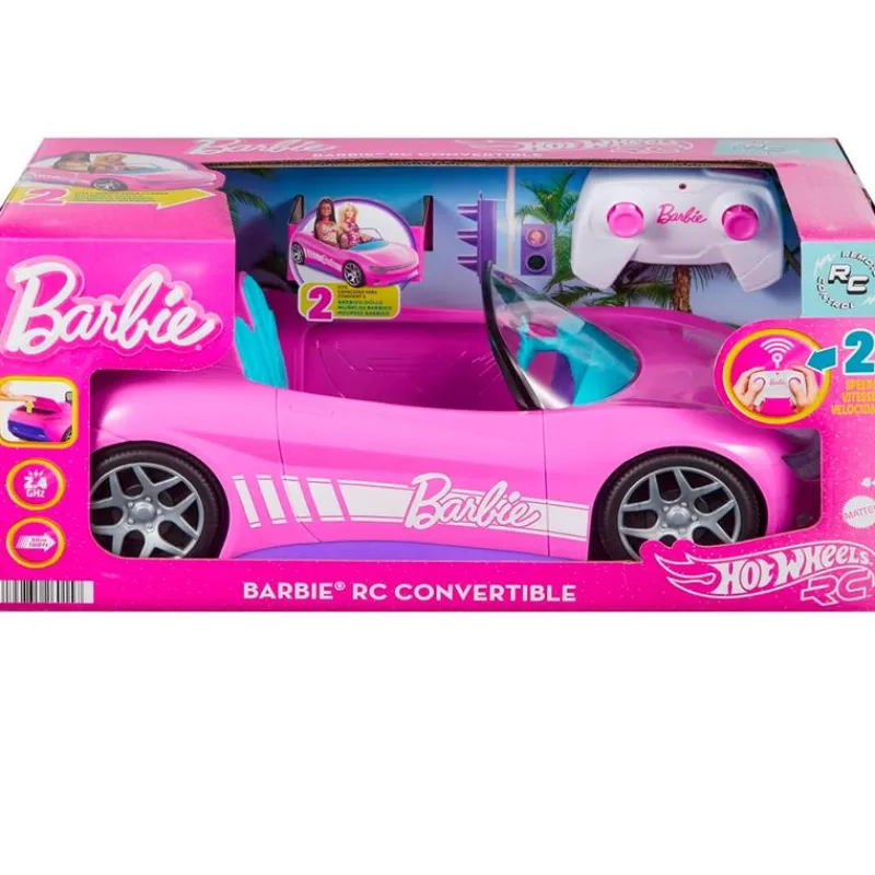 MATTEL Vehículos, Trenes Y Parkings|Muñecas-Barbie Descapotable R/C Hotwheels