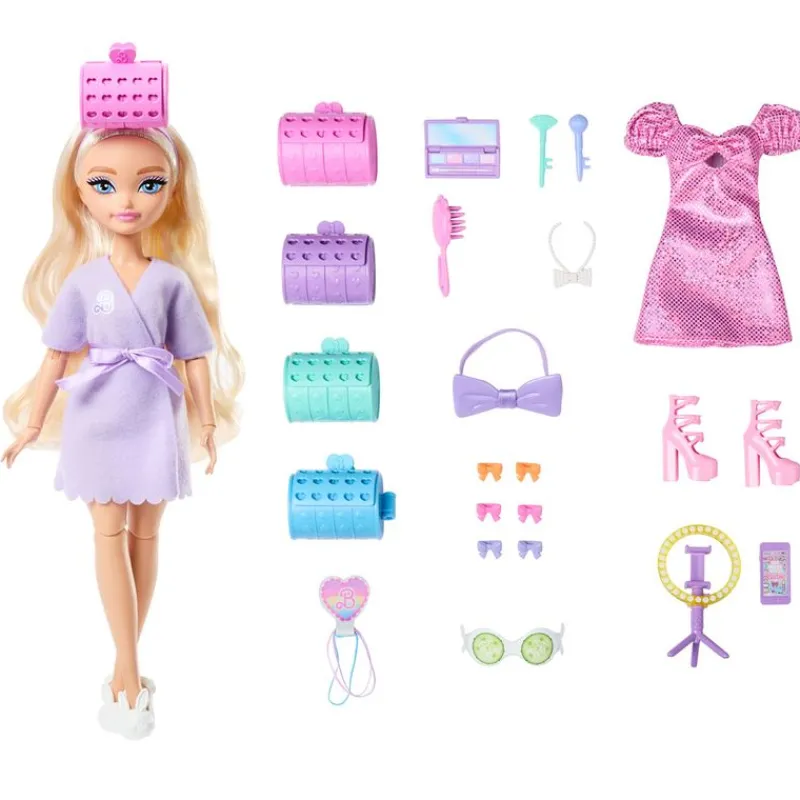 MATTEL Muñecas-Barbie Dream Besties GET READY WITH BARBIE Malibu