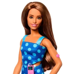 MATTEL Barbie Colección|Muñecas-Barbie Fashionista Muñeca Diabetes Breakthrough T1D