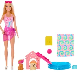 Barbie Fiesta de Cachorros en la Piscina*MATTEL