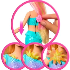 MATTEL Muñecas-Barbie Muñeca Sirena Florece