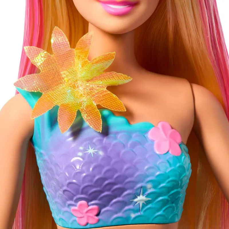 MATTEL Muñecas-Barbie Muñeca Sirena Florece
