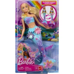 MATTEL Muñecas-Barbie Muñeca Sirena Florece