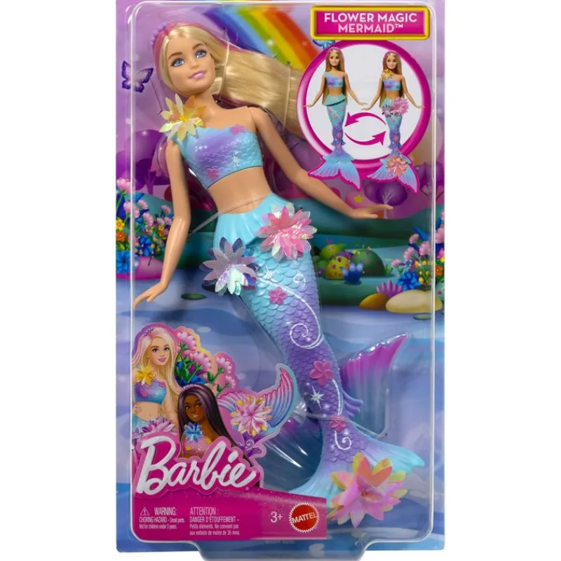 MATTEL Muñecas-Barbie Muñeca Sirena Florece