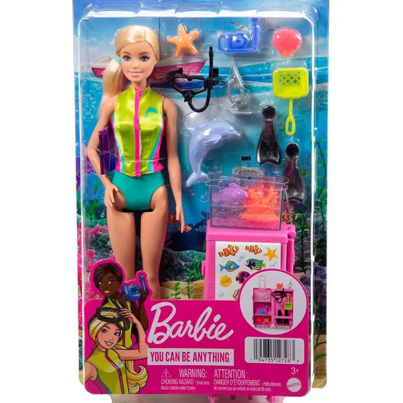 Barbie Muñeca Yo Quiero Ser Bióloga Marina*MATTEL