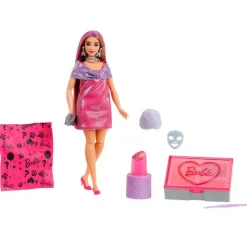 MATTEL Muñecas-Barbie Party Unboxed Muñeca Glam Party