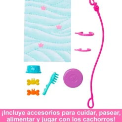 MATTEL Muñecas-Barbie Paseadora de Perros