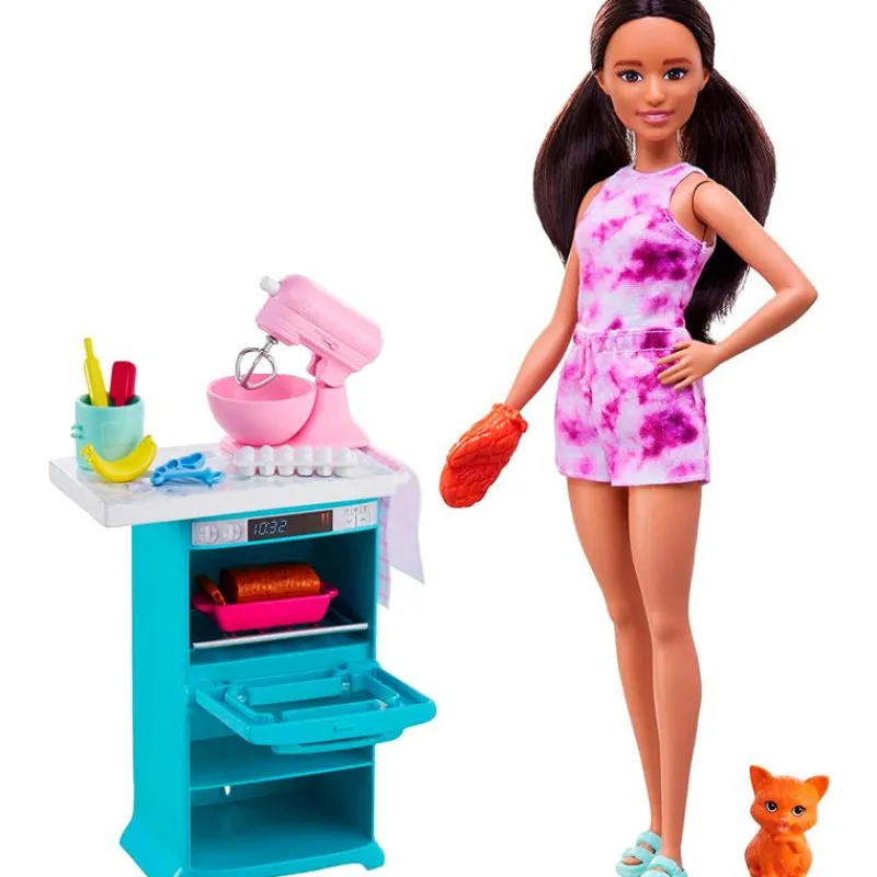 MATTEL Muñecas-Barbie Pastelería Morena
