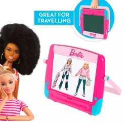 SELECCION DRIM Escolar-Barbie Pizarra 3 en 1