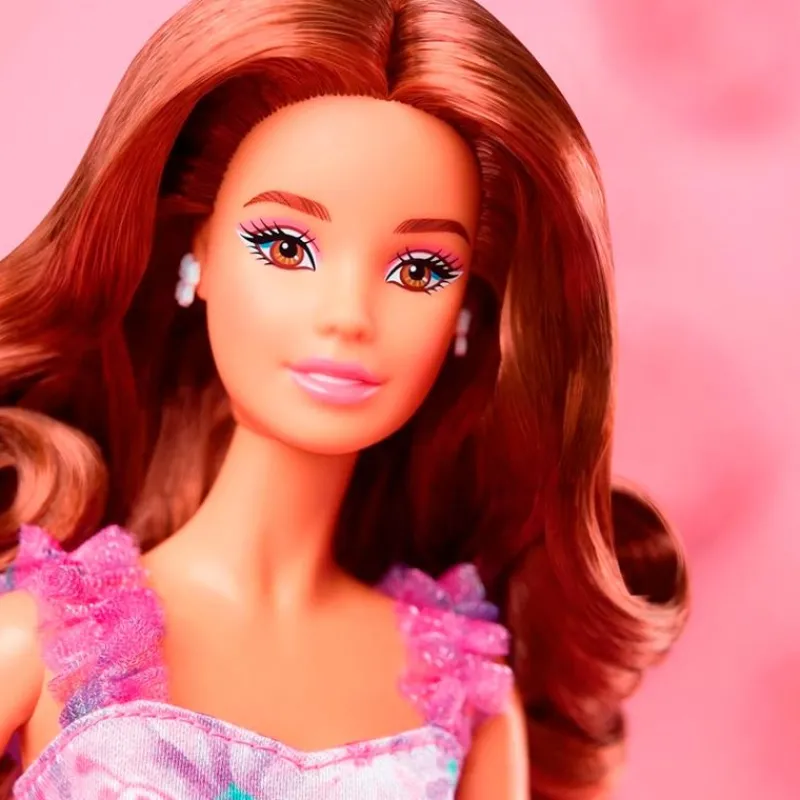 MATTEL Barbie Colección|Muñecas-Barbie Signature Deseos de Cumpleaños Morena