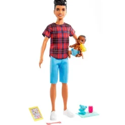 MATTEL Muñecas-Barbie Skipper Caguro con Bebé Muñeca Surtida