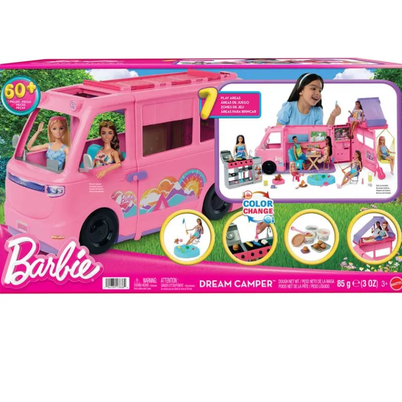 MATTEL Muñecas-Barbie Súper Caravana DreamCamper