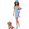 Barbie Twinning Looks Muñeca Perrito Vestido Topos*MATTEL Online