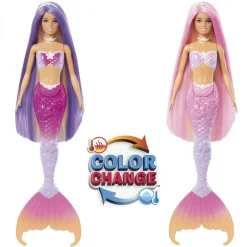 MATTEL Muñecas-Barbie un Toque de Magia Malibú Sirena