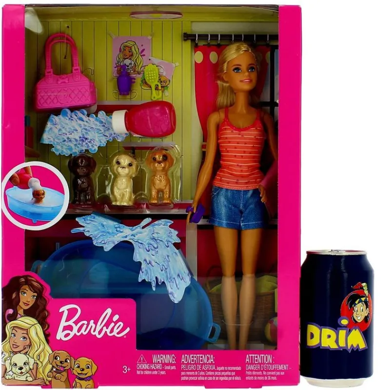 MATTEL Muñecas-Barbie y sus Cachorritos