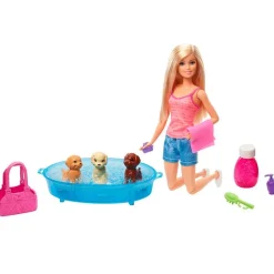 MATTEL Muñecas-Barbie y sus Cachorritos