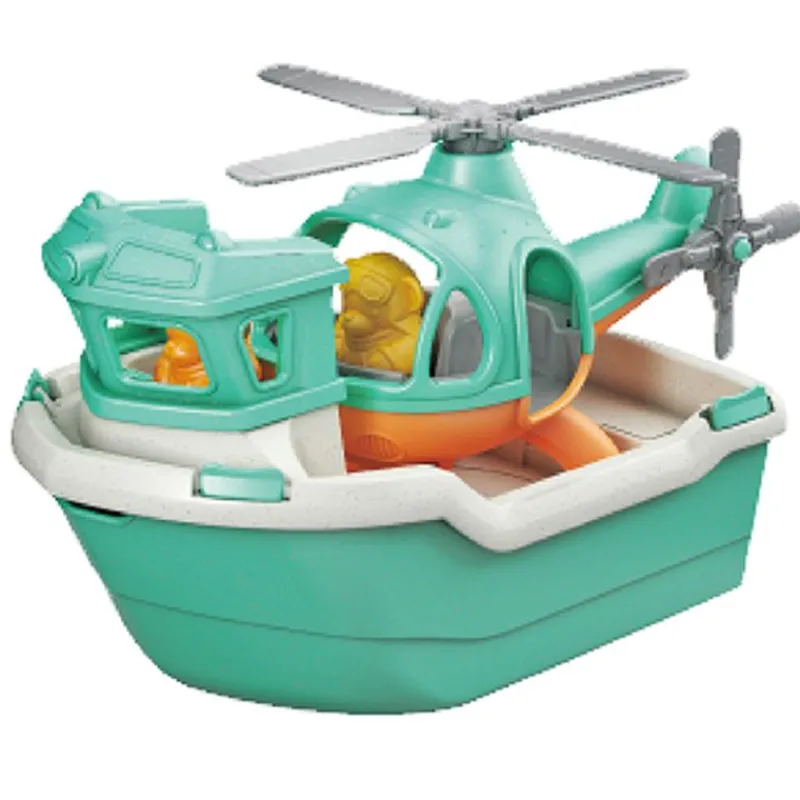 Barco con Helicóptero Infantil*DRIM DISCOUNT New