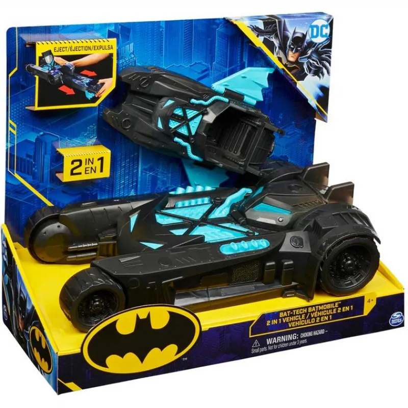 BIZAK Vehículos, Trenes Y Parkings-Batman Batmóvil 2 en 1