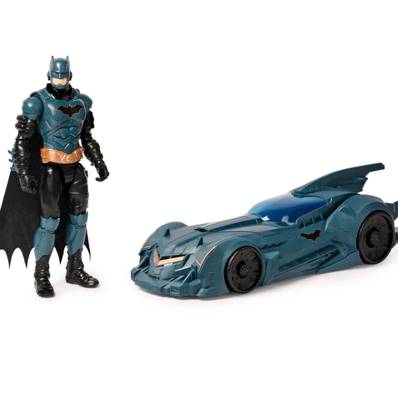 SPIN MASTER Figuras Y Figuras De Acción-Batman Shadow Guardian Batmóvil y Batman