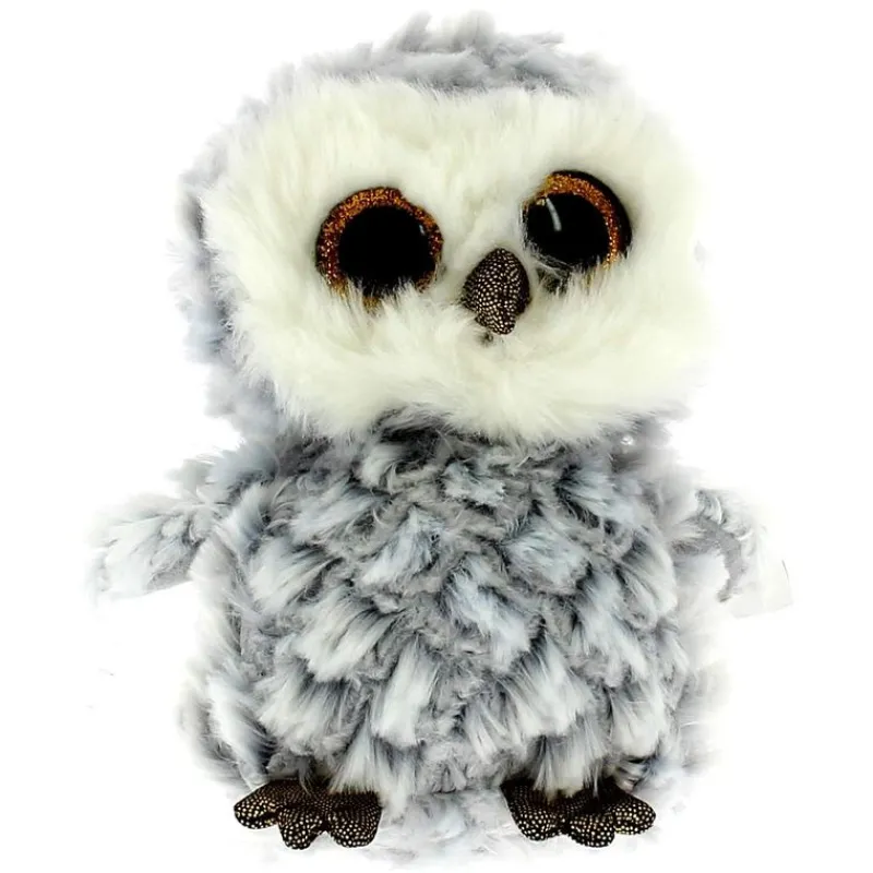 TY Primera Infancia Y Preescolar-Beanie Boo's Búho de Peluche de 15cm