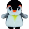 SELECCION DRIM Primera Infancia Y Preescolar-Beanie Boo's Pingüino Gris de Peluche de 15 cm