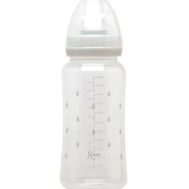 KIOKIDS Biberones-Biberón anticólicos 360 ml Gris