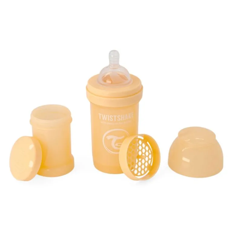 Biberón Anticólicos 180 Ml Caramelo*TWISTSHAKE Clearance