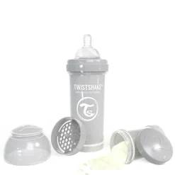 TWISTSHAKE Biberones-Biberón Anticólicos 260 Ml Gris Pastel