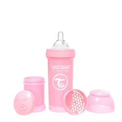 TWISTSHAKE Biberones-Biberón Anticólicos 260 Ml Rosa Pastel