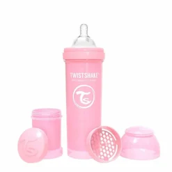 TWISTSHAKE Biberones-Biberón Anti-Cólicos 330 Ml Rosa Pastel
