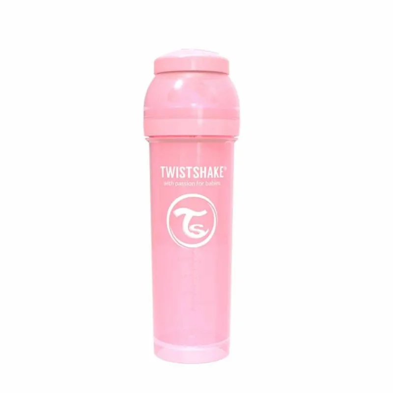 TWISTSHAKE Biberones-Biberón Anti-Cólicos 330 Ml Rosa Pastel