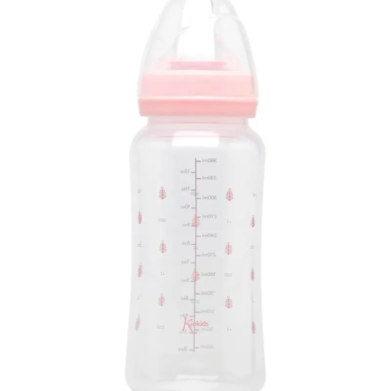 Biberón anticólicos 360 ml Rosa*KIOKIDS