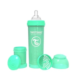 TWISTSHAKE Biberones-Biberón Anticólicos 300 Ml Verde Pastel