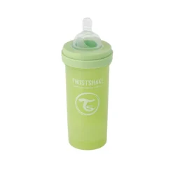Biberón Anticólicos 260 Ml Verde Cactus*TWISTSHAKE Discount