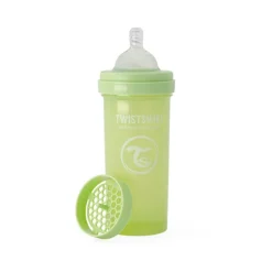 Biberón Anticólicos 260 Ml Verde Cactus*TWISTSHAKE Discount