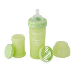 Biberón Anticólicos 260 Ml Verde Cactus*TWISTSHAKE Discount