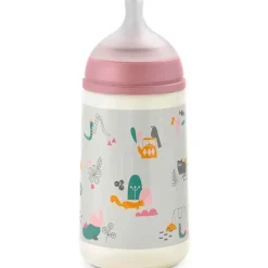SUAVINEX Biberones-Biberon PP 270ml Walk Rosa