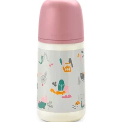 SUAVINEX Biberones-Biberon PP 270ml Walk Rosa
