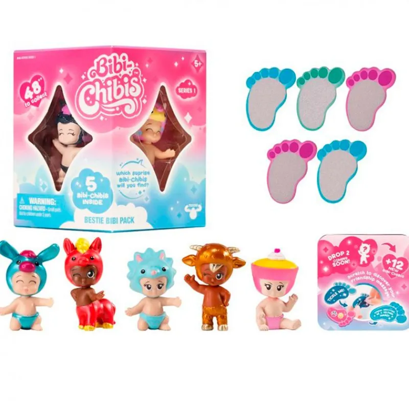 BANDAI Manualidades-Bibi Chibi Pack 5 Sorpresa