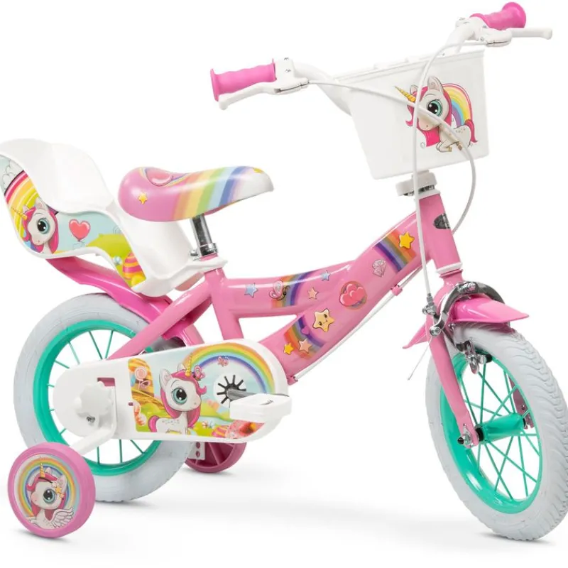 TOIMSA Bicicletas, Correpasillos Y Triciclos-Bicicleta Infantil Unicornio 12"