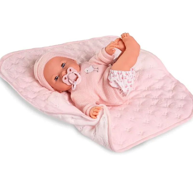 MUÑECAS ANTONIO JUAN Muñecas-Bimba Muñeca Bebé Lloro Manta Acolchada
