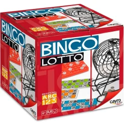 CAYRO Juegos De Mesa-Bingo Lotto Metal