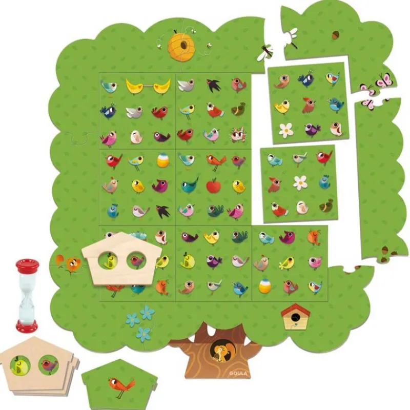 GOULA Juegos Y Juguetes Educativos-Bird Tree Juego Educativo