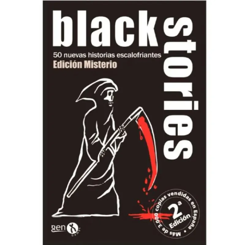 SELECCION DRIM Juegos Para Adultos-Black Stories Edición Misterio +18