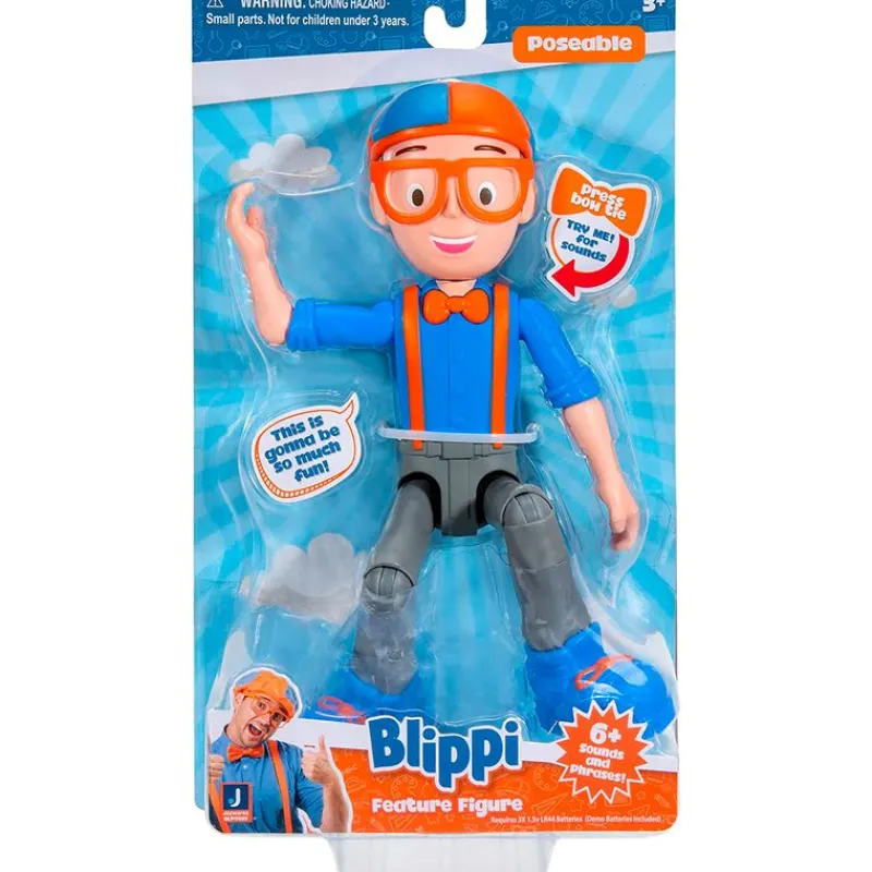 SELECCION DRIM Figuras Y Figuras De Acción-Blippi Figura Articulada con Sonido