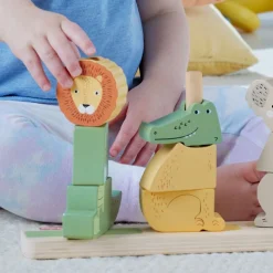 FISHER PRICE Puzzles Y Construcciones|Primera Infancia Y Preescolar-Bloques Apilables con Forma de Animales
