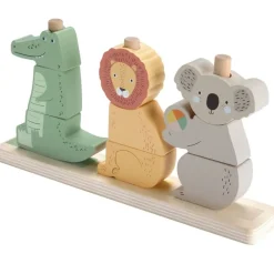FISHER PRICE Puzzles Y Construcciones|Primera Infancia Y Preescolar-Bloques Apilables con Forma de Animales