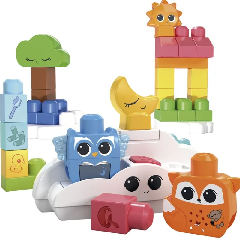 MEGABLOKS Puzzles Y Construcciones-Bloques Construcción Luz Quitamiedos