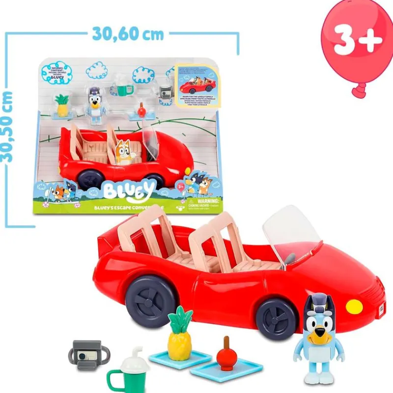 Bluey Coche Descapotable*FAMOSA Hot